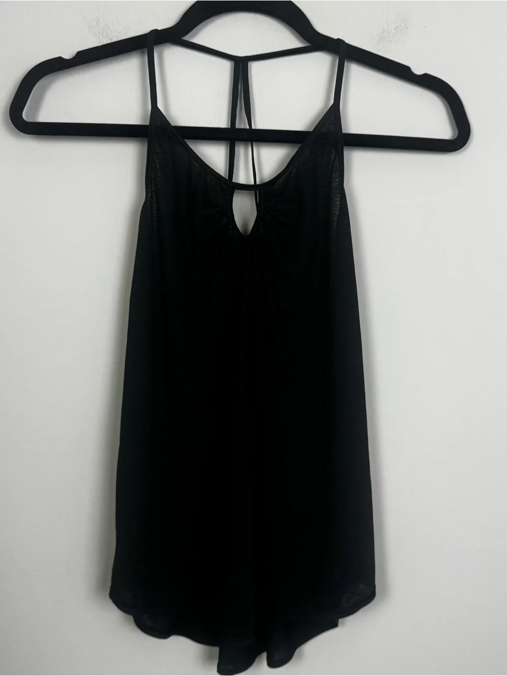 LULULEMON | Lightweight Black Keyhole Athletic Tank Top Women’s Size Medium